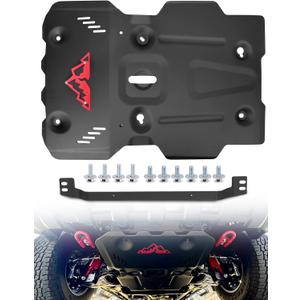 Front Skid Plate Manganese Steel Compatible with Toyota 2024-2025 Tacoma TRD & 2025 4Runner, Under Guard Splash Shield Replace# PTR60-35240