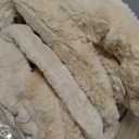 HaloRest Fluffy Faux Fur Throw Blanket, Thick 1000GSM Soft Cozy Throw Blankets for Bed, Luxury Plush Striped Warm Fuzzy Blanket for Couch LivingRoom Home Decor & Gifts(60"x 80", Beige)