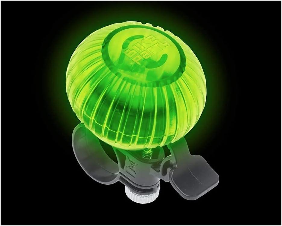 Light Up Weather Resistant Bicycle Bell Multi-Color, Clear, One Size (7104398)
