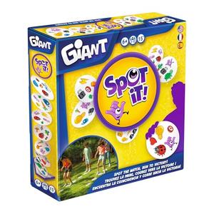 Zygomatic Spot It! Giant Card Game - Oversized Matching with 4 Exclusive Mini-Games, Fast-Paced Family Game for Kids & Adults, Ages 6+, 2-12 Players, 15 Minute Playtime, Made