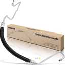 A-Premium Power Steering Pressure Hose Line Assembly Compatible with GMC Sierra 2500 HD 3500 Classic 3500 HD & Chevrolet Silverado 2500 HD 3500 Classic 3500 HD2001-2010, 6.6L, Hydroboost To Gear