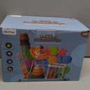 Baby Toys 6 to12 Months, 7 in-1 Montessori Toy for 6-9-12-18 Month Old with Pull String Toy, Sensory Bin Toys, Stacking Baby Blocks & Soft Infant Ring & Sensory Ball, Stacking Cups for Toddler 1-3Gift