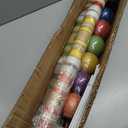 Juegoal Six Player Croquet Set with Wooden Mallets Colored Balls for Lawn, Backyard and Park, 28 Inch