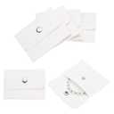 12 Pcs Velvet Jewelry Pouches with Snap Button 3x3.9 Inch,Soft Jewelry Pouches Storage Bags Small Velvet Gift Bags Fit for Rings Necklace Bracelet, White