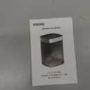 Small Portable Space Heater for Indoor Use VOCRS 1500W PTC Electric Heater with Thermostat, Remote Control, 12H Timer, Eco and Fan Mode, Rapid and Safe Heating for Bedroom, Office, Black