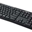 Logitech MK200 Media Combo Wired Keyboard and Mouse, Full-Size Keyboard with Easy-Access Media Controls, High-Definition Optical Mouse, Plug and Play USB Connection Black