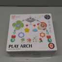 Orzbow Stroller Arch Toy for Baby, Musical Carseat Toys Hanging with Teething, Baby Mobile for Crib Bassinet Car Seat and Bouncer, Car Seat Activity Toy for Babies 0-12 Months (Space)