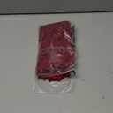 MIULEE 3D Rose Flower Pillow Cover Decorative Valentines Romantic Stereo Chiffon Aesthetic Solid Pillowcase for Girl Women Girlfriend Couch Bedroom Decor 12x20 Inch Red