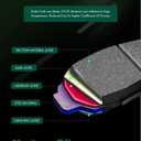 SCITOO D1047 Front Ceramic Brake Pads Sets Fit For Ford For Escape 2005-2012,For Mazda Tribute 2005-2006 2008-2010,For Mercury Mariner 2005-2011