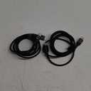 Highwings 8K HDMI Cable 2.1 2-Pack 6.6FT, Slim 48Gbps High Speed HDMI Braided Cord-4K@120Hz 144Hz 8K@60Hz, HDCP 2.2&2.3, Dynamic HDR,eARC,DTS:X,RTX 3090,Compatible with Roku TV/HDTV/PS5/Blu-ray (Black)