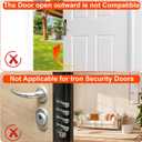 Anti-Theft Mount Compatible with Google Nest Doorbell (Battery), No Drill Adjustable Mounting Bracket Holder Accessories for Apartment Rentals, Enhanced Protection Doorbell Mount Bracket