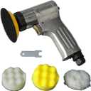 PROSHI 3-Inch Mini Air Polishing Kit 3-Inch Mini Polisher with the sanding pad and form pad and wool buffing