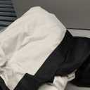 MIULEE 100% Blackout Curtains 108 Inch Long 2 Panels Set for Bedroom, Thick Luxury Faux Linen Black Out Curtain Room Darkening Back Tab Pleat Window Textured Drapes with Hooks for Living Room, Black, Size: 50"W x 108"L