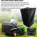2 Set of AM122416 Grass Bag, Compatible with John Deere AM101602 Grass Bags, Fits Series 100 L110 X110 125 D100 LA120 Z225 & More