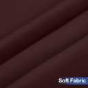 homing 4 Packs 6 Foot Rectangle Table Cloth, Waterproof Polyester Elastic Fitted Tablecloth, Washable Table Cover for Picnic, Camping, Outdoor (Coffee, 30" x 72")