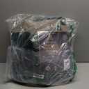 ZOBER Christmas Ornament Storage Box - Stores 200 3" Ornaments with Individual Trays - Tear Proof 600D Oxford Fabric - ornament organizer storage box, Durable Christmas Containers Holder - Green