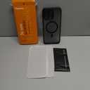 Designed for iPhone 16 Pro Max Case, Compatible with MagSafe, with Privacy Screen Protectors X2, [Camera Protection] [15FT Military Drop Protection] Shockproof Phone Case 6.9 inch, 2024, Black