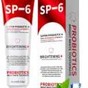 SP-6 Probiotics Whitening Toothpaste - Probiotics for Teeth Whitening and Gum Health - Enamel-Safe, Fluoride-Free, Double Mint Flavor, Fresh Breath (145)