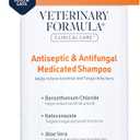 2 x Veterinary Formula Clinical Care Antiseptic and Antifungal Medicated Shampoo for Dogs & Cats, 16 Fl Oz Helps Alleviate Scaly, Greasy, red Skin Paraben, Dye, Soap-Free (1 Pack)