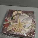 21pc Pirate Party Supplies Treasure Chest Fishing Net Shells Pirate Card Decorations Photo Booth Props for Pirate Birthday, Halloween Decor, Pirate Party Favors Adventure Party Decorations