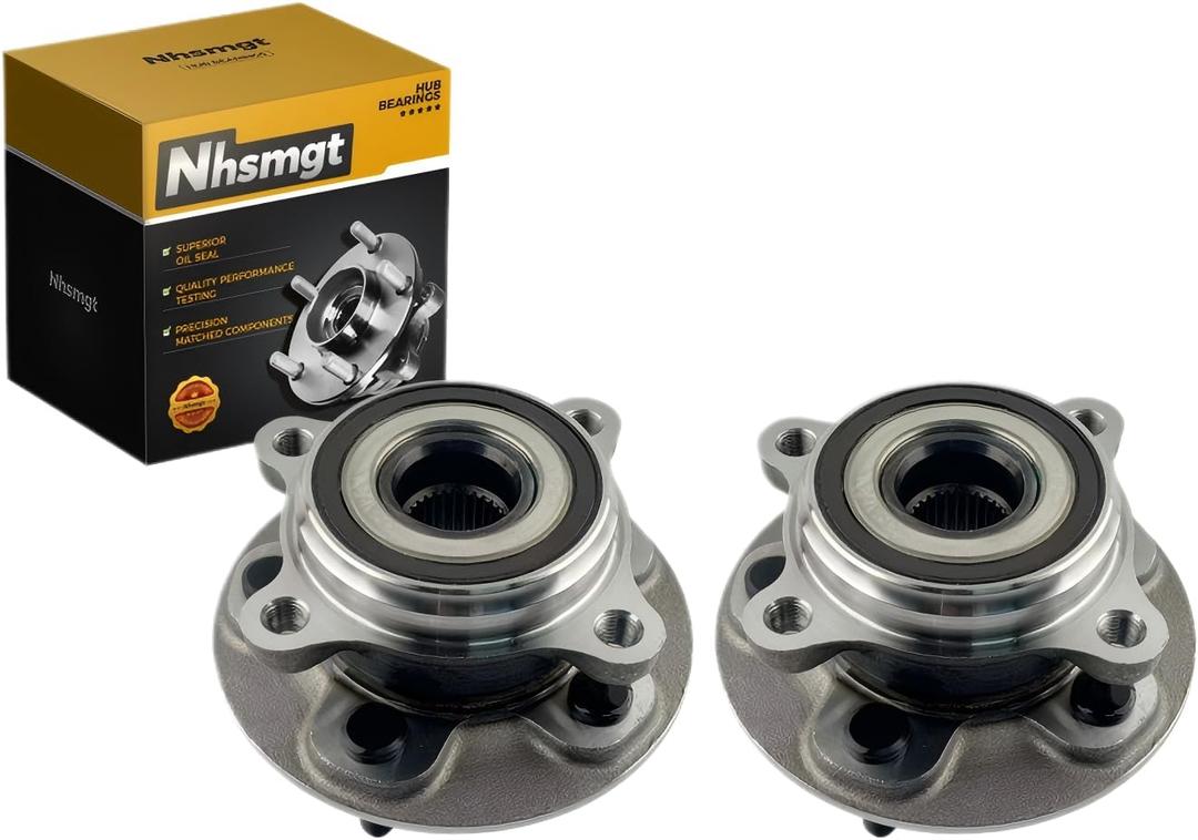 513397 Front Wheel Bearing Hub Compatible with 2016-2022 RX350, 2018-22 RX350L, 2016-2022 RX450h, 2016-2022 RX450hL with ABS 5-Lug 2pcs