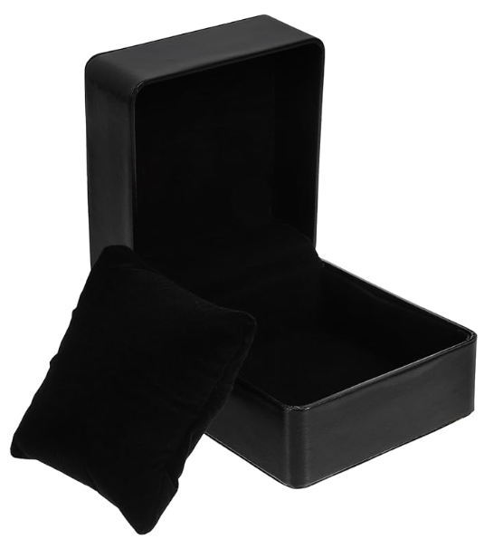 IFKOME Watch Box Watch Travel Case for Men Women Portable Single Watch Roll Storage box Watch Holder with Pillow Cushion Bracelet Boxes for Jewelry