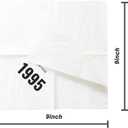 SharkBliss Vintage 1995 30th Birthday Cocktail Napkins, 100 Pack Black Vintage 1995 Disposable Paper Beverage Cocktail Napkins for His Her Thirty 30th Birthday Party, 2-Ply, 5x5" (1995 Black)