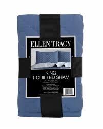 Ellen Tracy, King 1 Quilted Sham 20×36 in (51×91cm) 100% Polyester