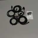 Magnetic Charging Cable (5Pack, 1.6/3.3/3.3/6.6/6.6ft)/360&180 Rotating Magnetic USB C Charging Cable/Magnet Charger Cable/Magnet Phone Charger-Nylon Braided for Type C/Micro USB/i-Product