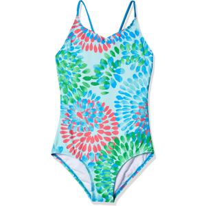 Kanu Surf Girls Daisy Beach Sport One Piece Swimsuit (2T)
