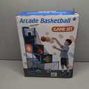 2 in 1 Basketball Arcade Game & Soccer Goal for Kids, Adjustable Kid Basketball Hoop with 6 Balls and Pump, Indoor Outdoor Games for Kid Toys for 3-12 Year Old Kids Birthday Gifts for Boys Girls