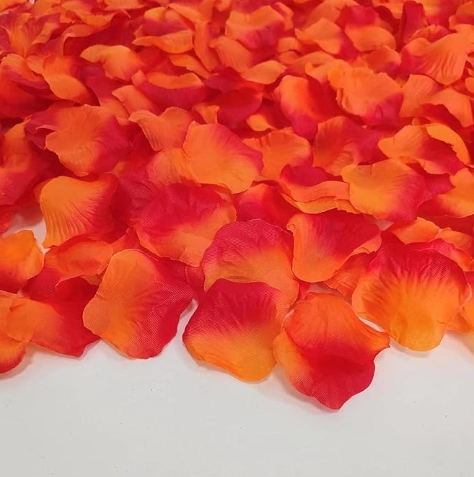 Separated Black Rose Petals, 1520 Pcs Black Fake Rose Petals, 2.3''Black Flower Petals for Weddings,Black Petals for Romantic Night for Him Set,Faux Silk Rose Petals for Valentine's Day Decorations