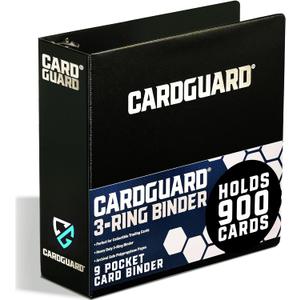 Premium 3 Trading Card Binder  100 Side-Loading Pages 9 Pocket Binder - Archival Safe 3-Ring Storage for Pokmon, YuGiOh, MTG, TCG, Game & Sports Cards