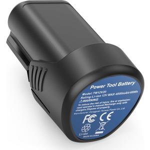 Futurebatt 12V Replacement Battery for Dremel B815-01 B816-01 8240 8250 8260 Cordless Tools 4.0Ah Lithium ion Battery 1 Pack (Not for Dremel 8200,8220, 8300)