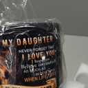 Fatbaby Daughter Coffee Mug Gifts From Dad, Dad To My Daughter Gifts for Birthday Mothers Day Christmas Thanksgiving Farewell Tea Cup 11OZ