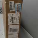 KASARO 3D Faux Stone Wall Panels, 4 PCS PU Wainscoting Panel for Interior Wall Decor, Cement Texture Thicker Accent for Home, Office, 43.3  23.6 inch, Black