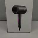 slopehill Professional Ionic Hair Dryer, Powerful 1800W Fast Drying Low Noise Blow Dryer with 2 Concentrator Nozzle 1 Diffuser Attachments for Home Salon Travel (Grey)