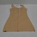 Womens Shapewear Full Slip Tummy Control V Neck Cami Under Dress Seamless Body Shaper Spaghetti Straps Under Dresses, Large, Gold