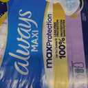 Always Maxi Feminine Pads with Wings for Women, Size 3, Extra Long Super Absorbency, Unscented, Up to 100% Leak-Free Protection, 3/24ct