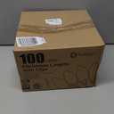 C9 LED Christmas Lights Outdoor, 68Ft 100 LED String with All in One Clips, Commercial Grade Waterproof Outdoor Christmas Lights for House Outside Roofline Xmas Decor, Pure White