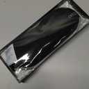 MZOO Luxury Sleep Mask for Back, Side Sleeper, Complete Light Blocking Sleeping Eye Mask Night Blindfold, 3D Zero Pressure & Spacious for Lash Extensions, Breathable Soft Eye Cover Flight Nap Travel (N-black (Silver Edge))