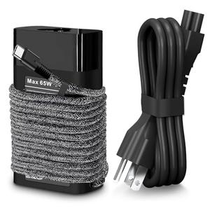 Slim 65W Watt USB Type C Laptop Charger Compatible with HP OmniBook 5 7 X Flip 16" 14" 17.3 inch AI PC, Zbook ProBook Elite Pavilion AC Adapter Power Cord Supply