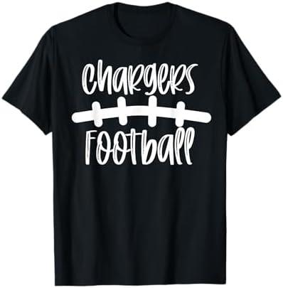 Chargers Football School Spirit Team Mascot Game Night T-Shirt Size 3XL