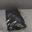 Sheepskin Seat Cushion Cover Wholehide Short Wool Seat Pad Natural Fur Car Seat Covers Universal Fit for Most Car, Truck, SUV, or Van Front Black