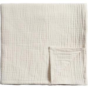 Meracorallo Muslin Swaddle Blanket, 100% Cotton Receiving Blanket Soft and Breathable Swaddle Wrap for Baby Boys and Girls, Cream