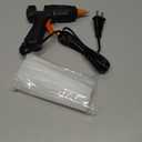 Fireproof Hot Glue Gun, Mini Glue Gun Kit with 30 Glue Sticks, 20W Glue Gun with Transparent Glue Sticks 7 * 130 mm for DIY Arts, Crafts and Quick Repairs