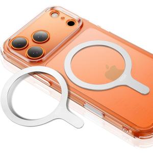 ESR Magnetic Ring 360 (HaloLock), Compatible with MagSafe Ring, Universal Magnetic Conversion Kit Compatible with MagSafe Sticker, for iPhone 15/14/13/12/11, Galaxy S23/S22/S21 and More, 2 Pack, White