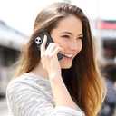 LETO for iPhone 15 Wallet Case - Flip Folio Leather Kickstand - Fashionable Designs - Credit Card Holder - Protective Phone Cover for Women and Girls - 6.1" - Stars