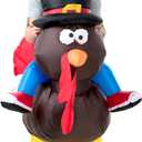 YEAHBEER Inflatable Turkey Costume Adult, Blow up Costumes for Adults,Thanksgiving Costumes for Party Funny Turkey Suits (Red)
