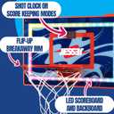Jesser Basketball Hoop with Balls | Fun Indoor Game for All Ages 6+, Gift for Kids, Children, Teens & Families, Bedroom & Playroom | Toy for Boys & Girls (Ceiling Hoop or Over The Door)